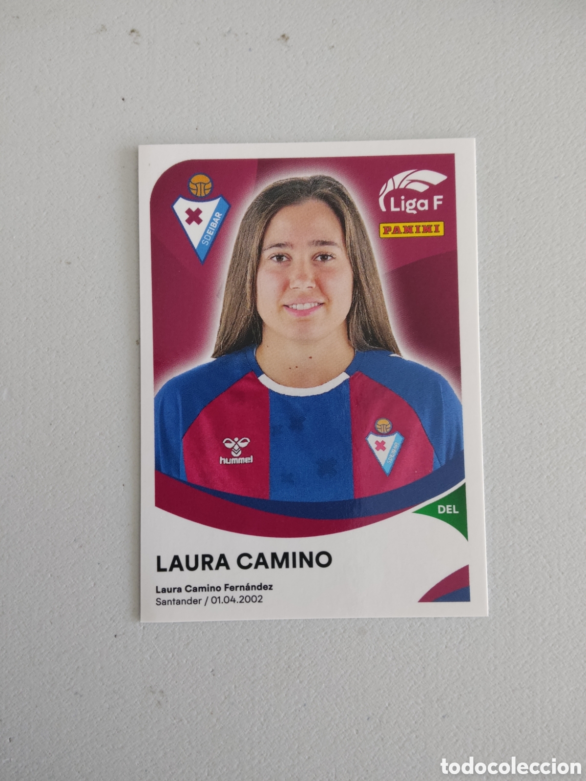 Cromos de f&uacute;tbol: 139 LAURA CAMINO EIBAR LIGA F 2024 2025