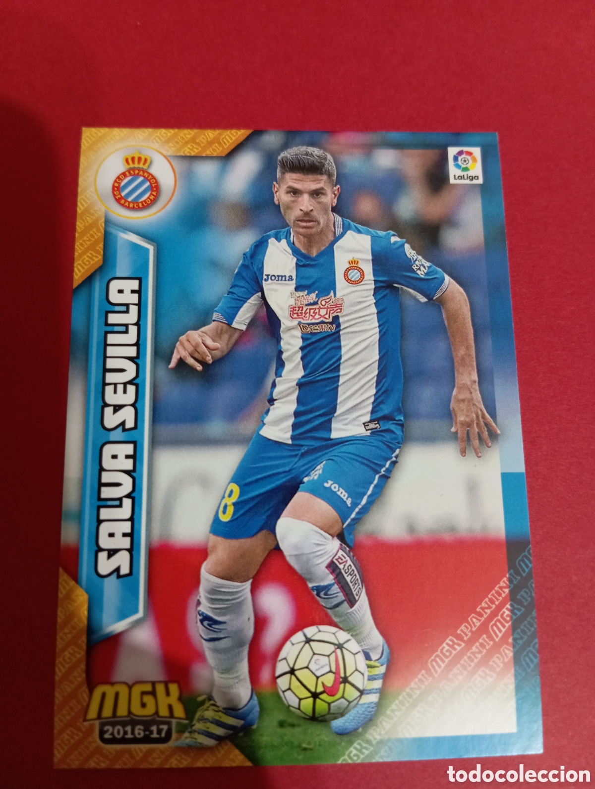 Cromos de f&uacute;tbol: Salva Sevilla Espanyol n&deg;231 / PANINI MEGACRACKS 2016/2017
