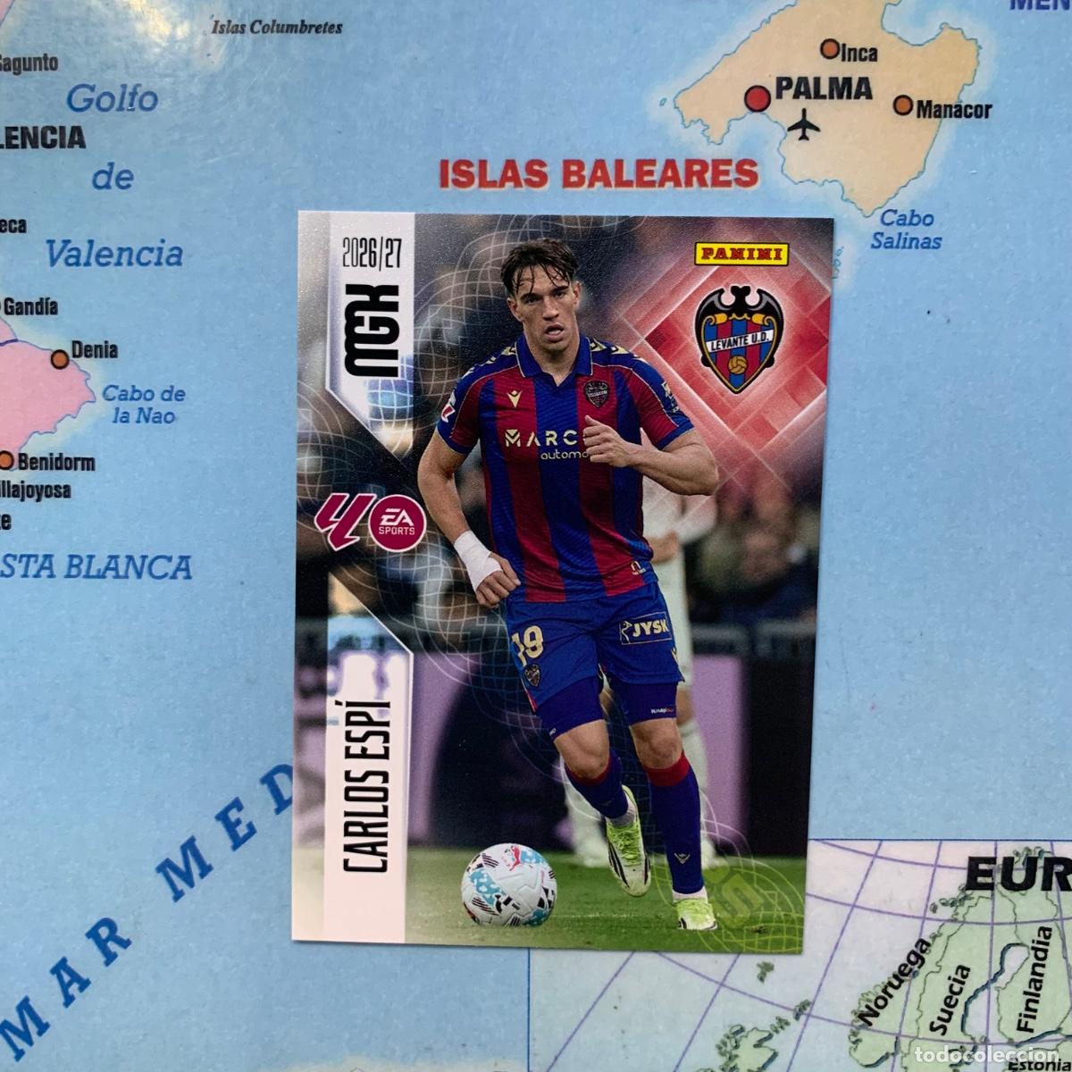 Cromos de f&uacute;tbol: Carlos Espi n&uacute;mero 215 del Levante megacracks 26-27 2026-2027