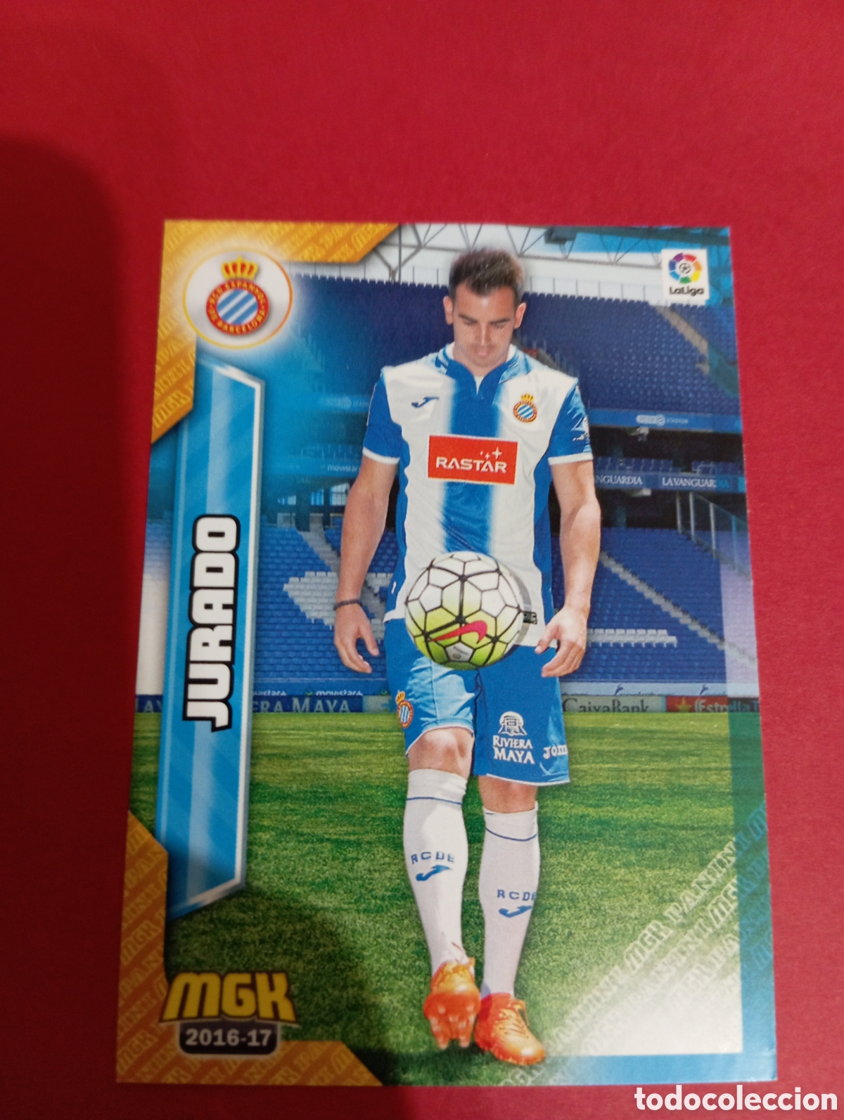 Cromos de f&uacute;tbol: Jurado Espanyol n&deg;232 / PANINI MEGACRACKS 2016/2017