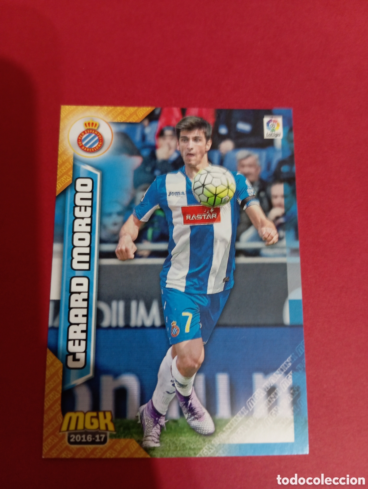 Cromos de f&uacute;tbol: Gerard Moreno Espanyol n&deg;236 / PANINI MEGACRACKS 2016/2017