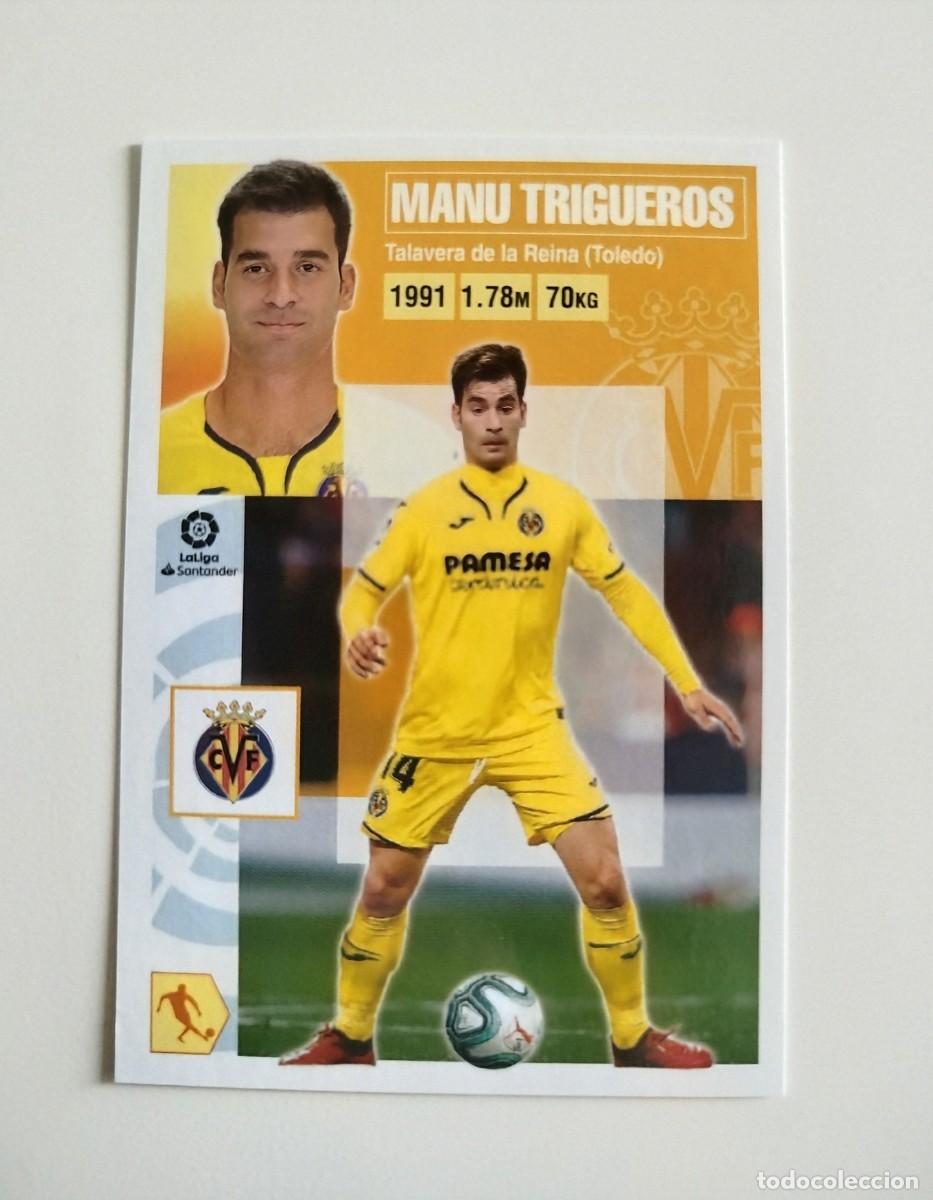 Cromos de f&uacute;tbol: Manu Trigueros 13 SIN PEGAR NUNCA PEGADO Villarreal CF Liga Ediciones Este 20 21 / 2020 2021