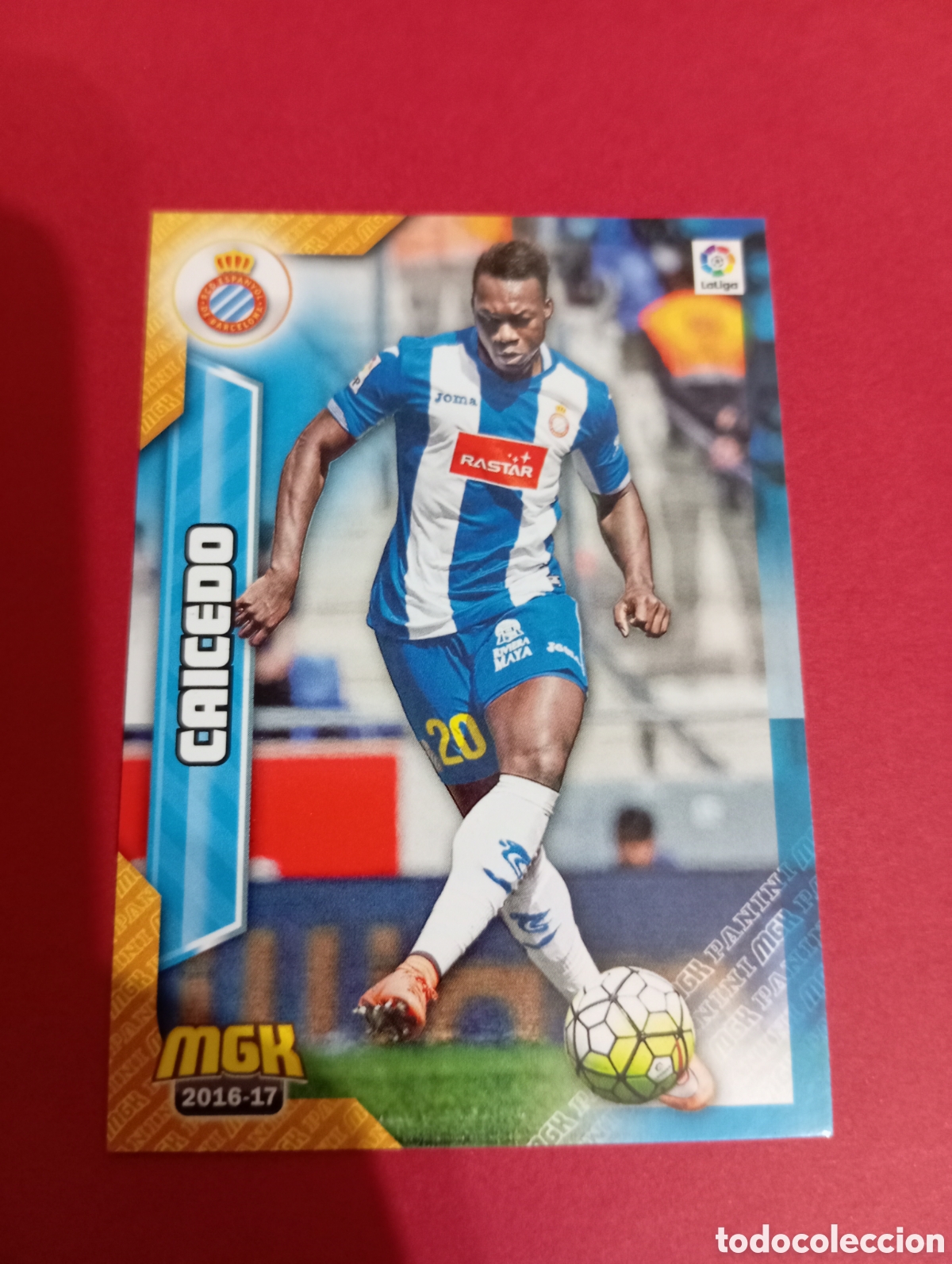 Cromos de f&uacute;tbol: Caicedo Espanyol n&deg;237 / PANINI MEGACRACKS 2016/2017