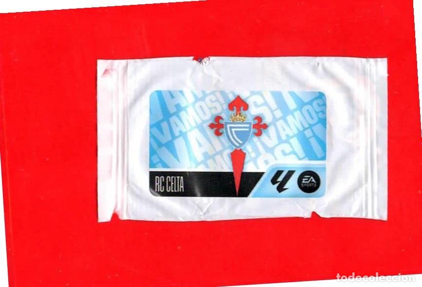 Cromos de f&uacute;tbol: Escudo R.C. CELTA &iexcl;Vamos! - CROMO CHICLE LIGA ESTE 2026-2027 26 27
