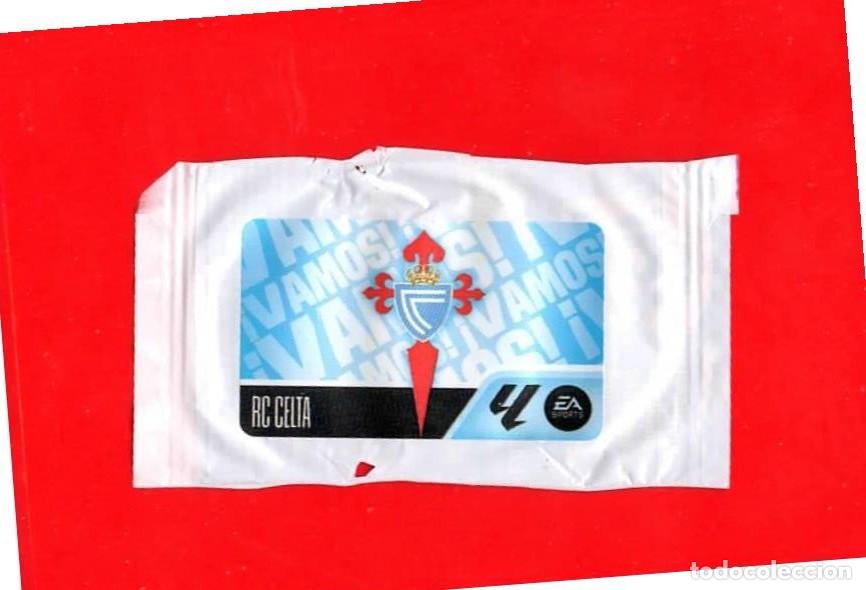 Cromos de f&uacute;tbol: Escudo R.C. CELTA &iexcl;Vamos! - CROMO CHICLE LIGA ESTE 2026-2027 26 27