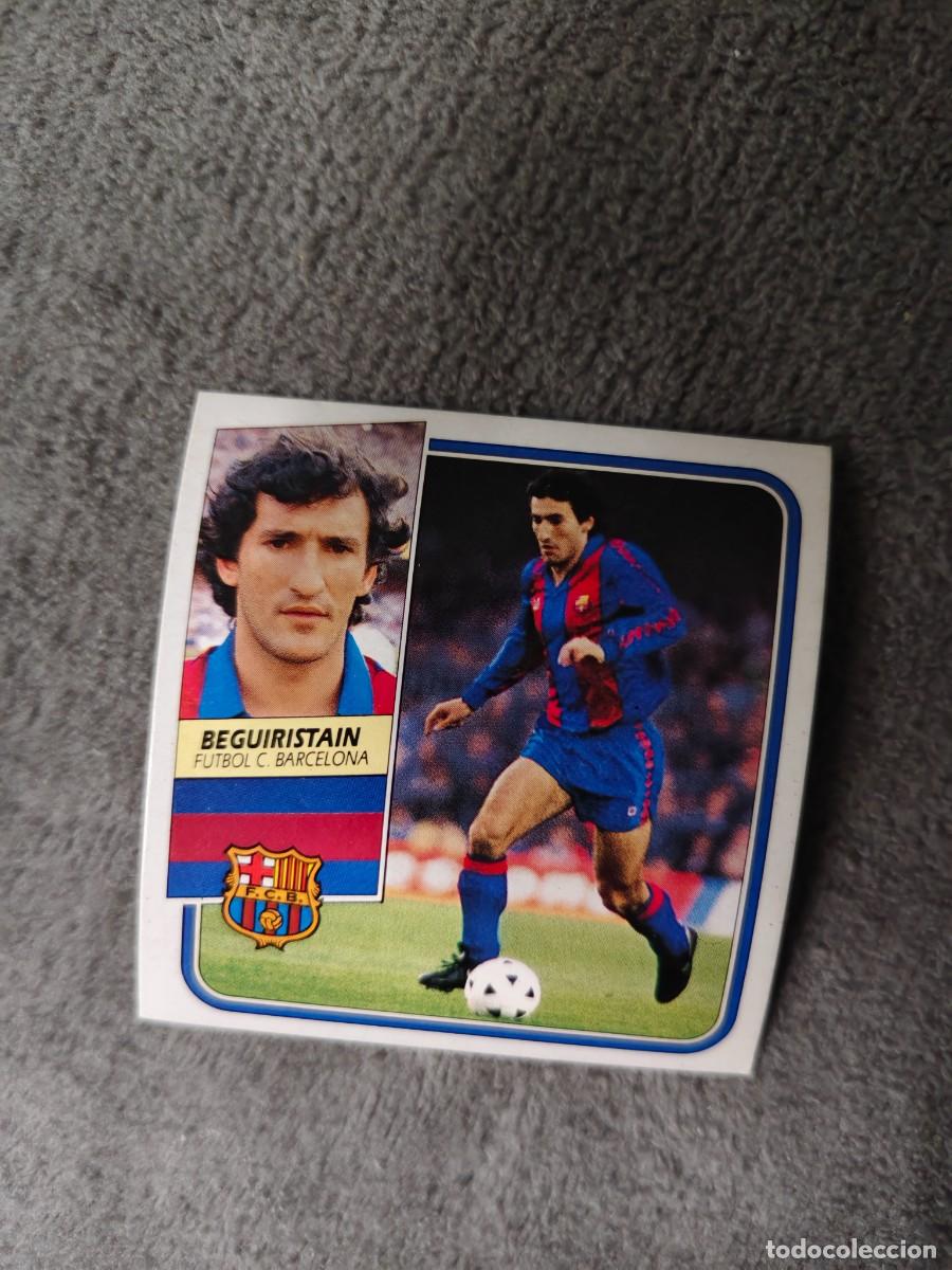 Cromos de f&uacute;tbol: EDICIONES ESTE 89 90 TXIQUI BEGUIRISTAIN FC BARCELONA 1989 1990 DESPEGADO RECUPERADO ALBUM AAQ