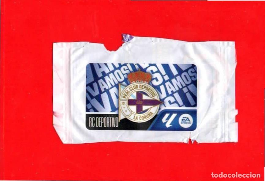 Cartes &agrave; collectionner de Football: Escudo R.C. DEPORTIVO &iexcl;Vamos! - CROMO CHICLE LIGA ESTE 2026-2027 26 27