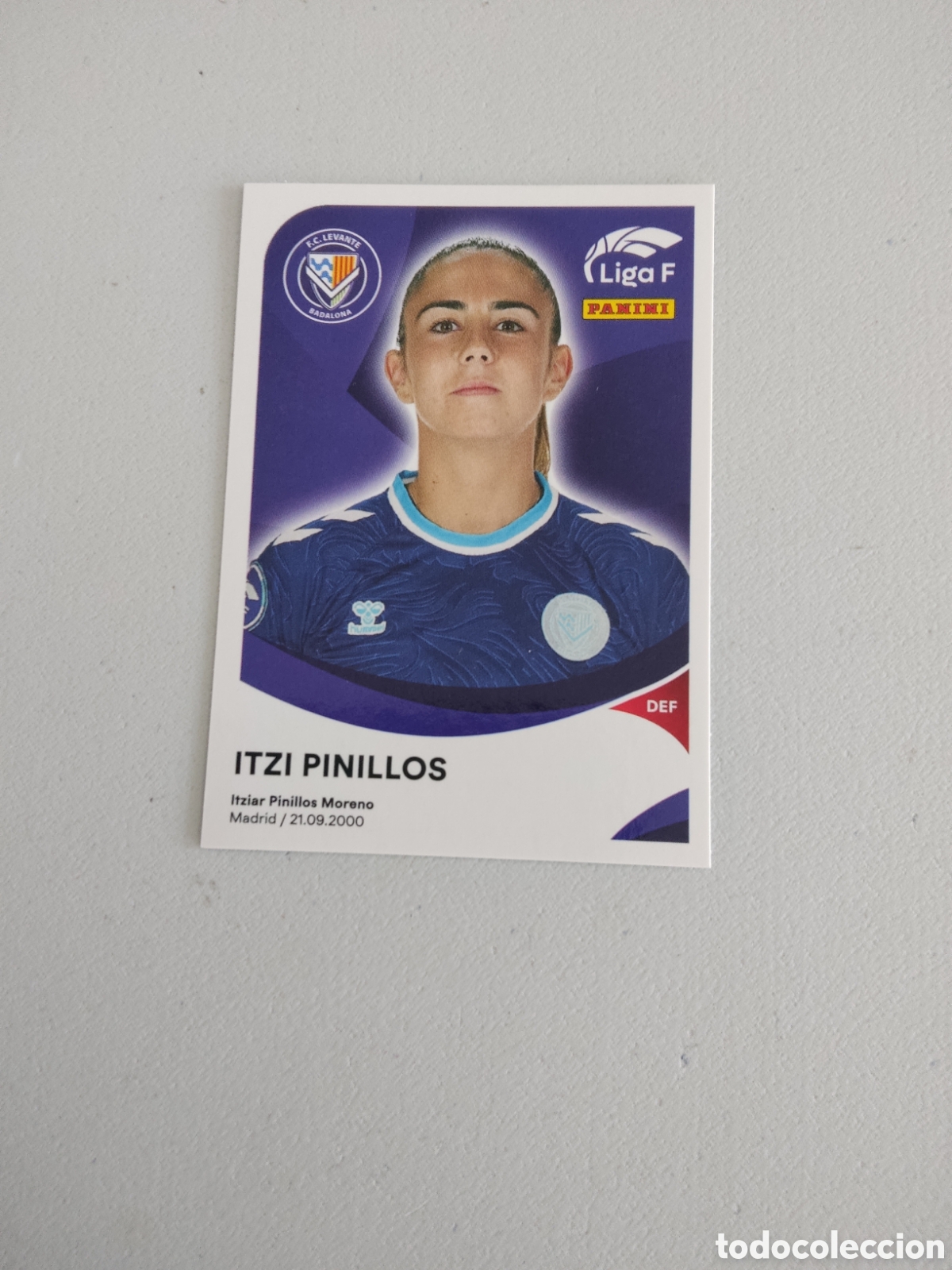Cromos de f&uacute;tbol: 186 ITZI PINILLOS LEVANTE BADALONA LIGA F 2024 2025