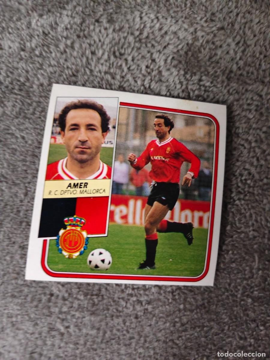 Cromos de f&uacute;tbol: EDICIONES ESTE 89 90 AMER R.C.D. MALLORCA 1989 1990 DESPEGADO RECUPERADO ALBUM AAQ