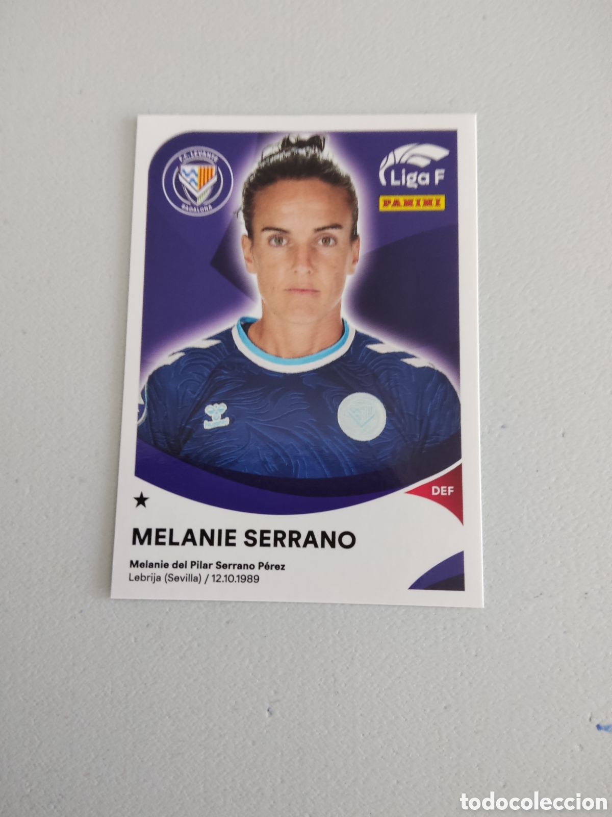 Figurine di Calcio: 191 MELANIE SERRANO LEVANTE BADALONA LIGA F 2024 2025