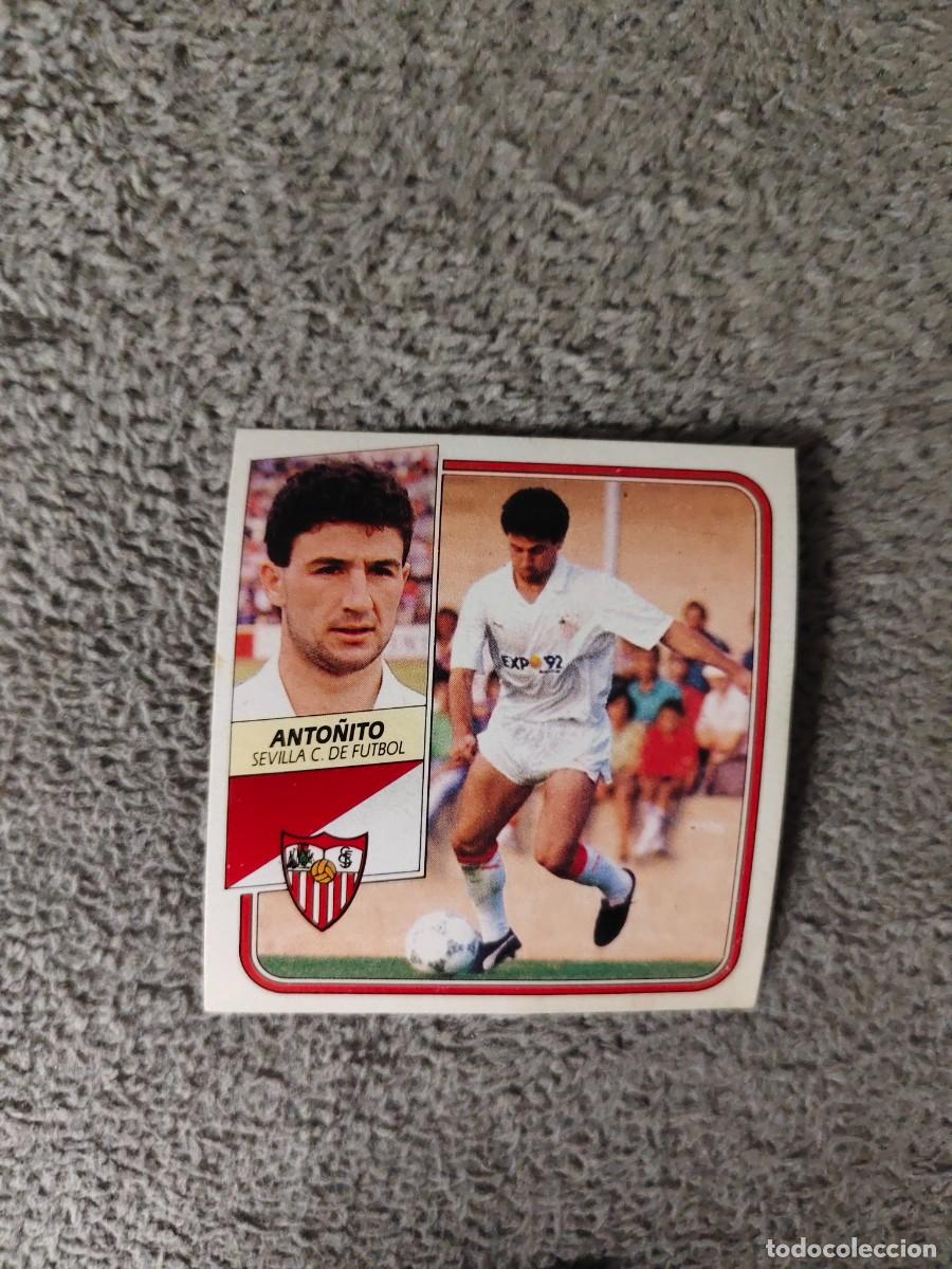 Cromos de f&uacute;tbol: EDICIONES ESTE 89 90 ANTO&Ntilde;ITO SEVILLA F.C. 1989 1990 DESPEGADO RECUPERADO ALBUM AAQ