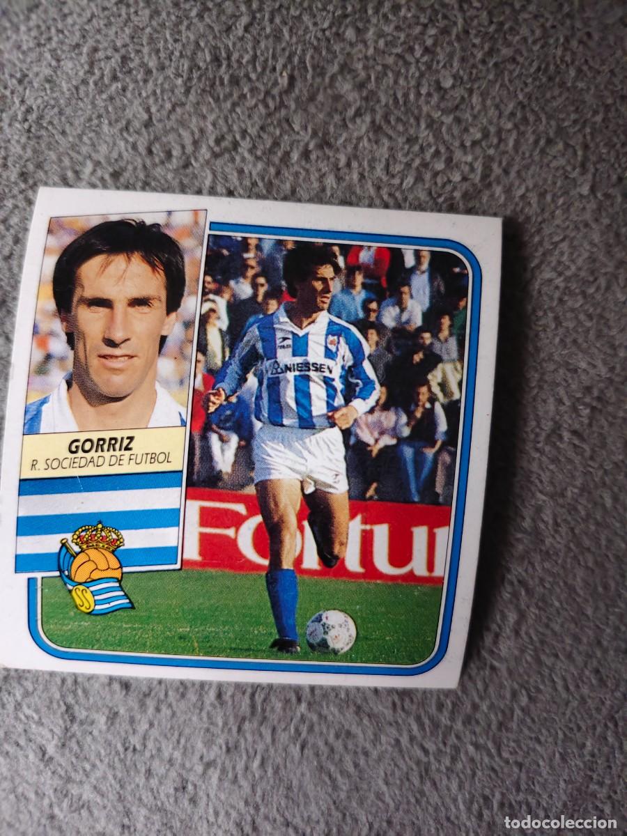Cromos de f&uacute;tbol: EDICIONES ESTE 89 90 GORRIZ REAL SOCIEDAD 1989 1990 DESPEGADO RECUPERADO ALBUM AAQ