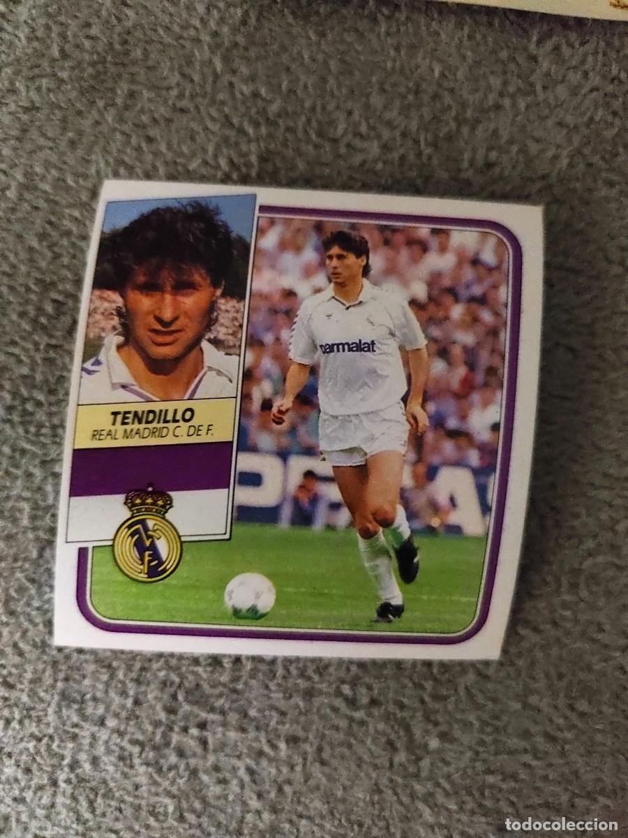 Cromos de f&uacute;tbol: EDICIONES ESTE 89 90 TENDILLO REAL MADRID 1989 1990 DESPEGADO RECUPERADO ALBUM AAQ