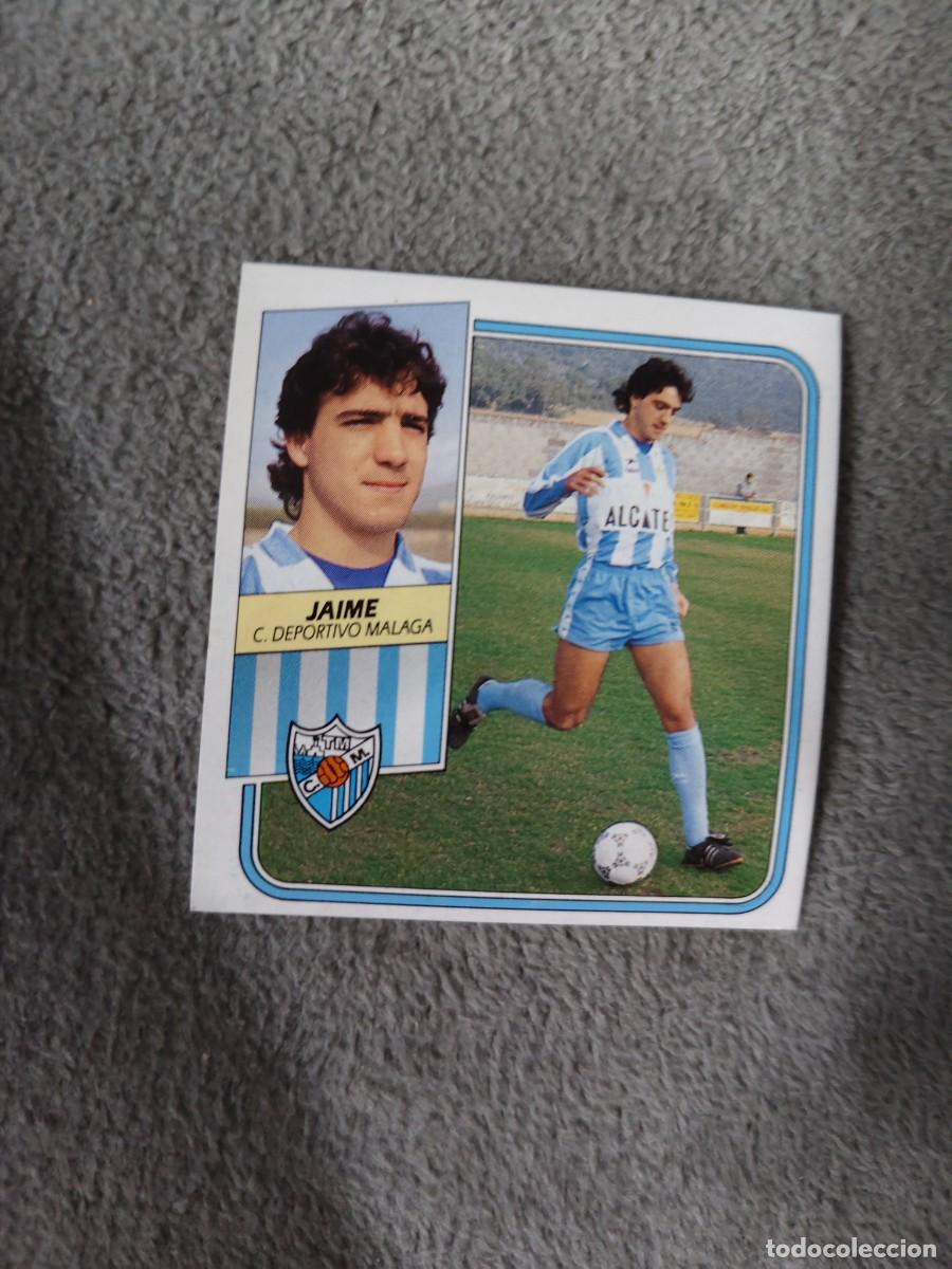 Cromos de f&uacute;tbol: EDICIONES ESTE 89 90 JAIME MALAGA C.F. 1989 1990 DESPEGADO RECUPERADO ALBUM AAQ