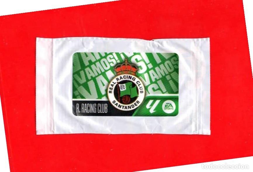 Cromos de f&uacute;tbol: Escudo REAL RACING CLUB &iexcl;Vamos! - CROMO CHICLE LIGA ESTE 2026-2027 26 27