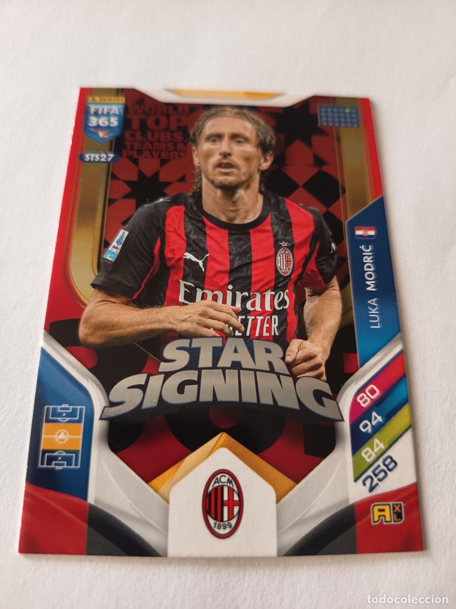 Cromos de Futebol: CARD STAR SIGNING STS27 LUKA MODRIC AC MILAN FICHAJE - PANINI FIFA 365 ADRENALYN XL 2025 2026 25 26