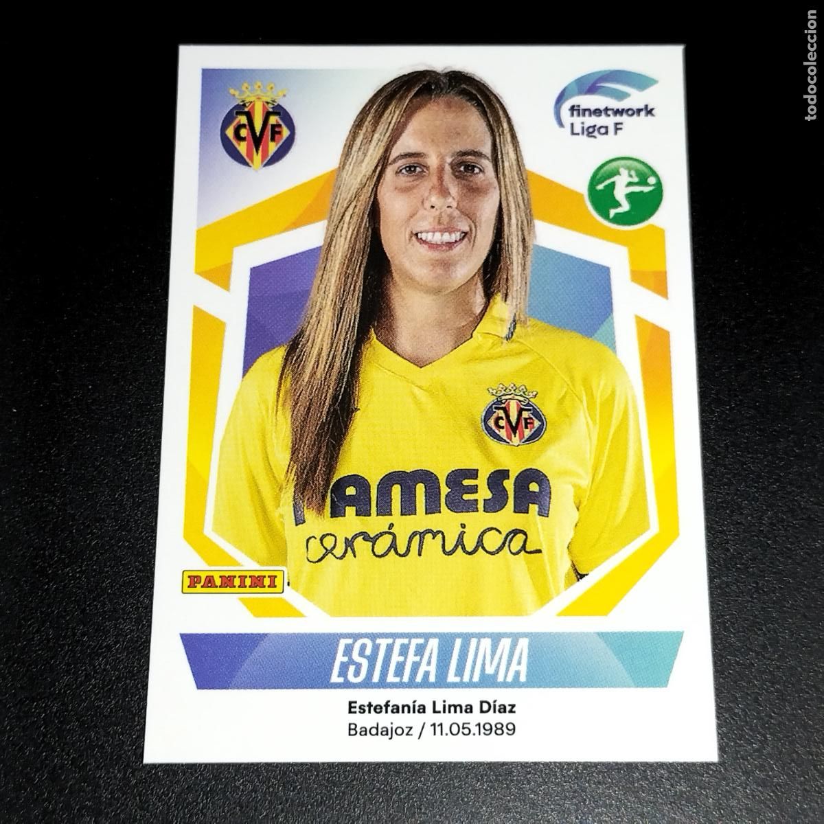 Cartes &agrave; collectionner de Football: N&ordm; 318 ESTEFA LIMA VILLARREAL CROMOS FINETWORK LIGA F FEMENINA PANINI 2022 2023 22 23