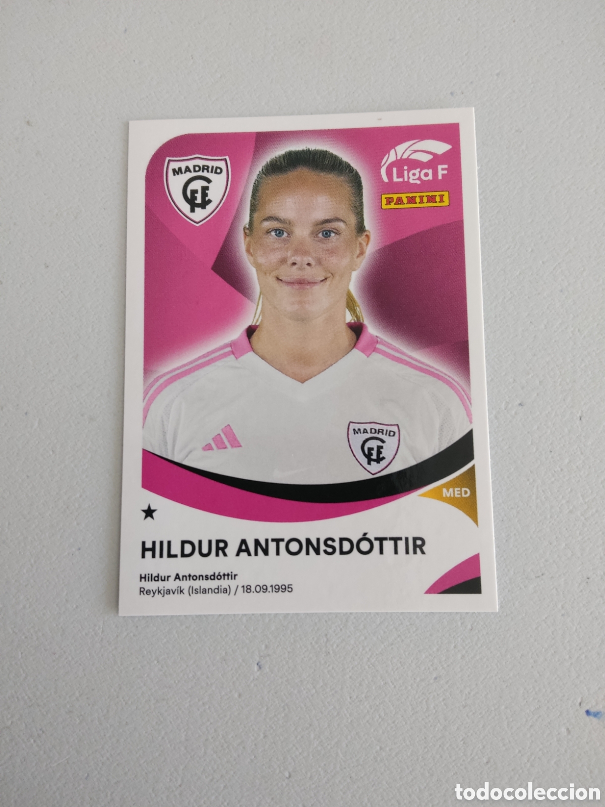 Cartes &agrave; collectionner de Football: 233 HILDUR ANTONSDOTTIR MADRID CFF LIGA F 2024 2025
