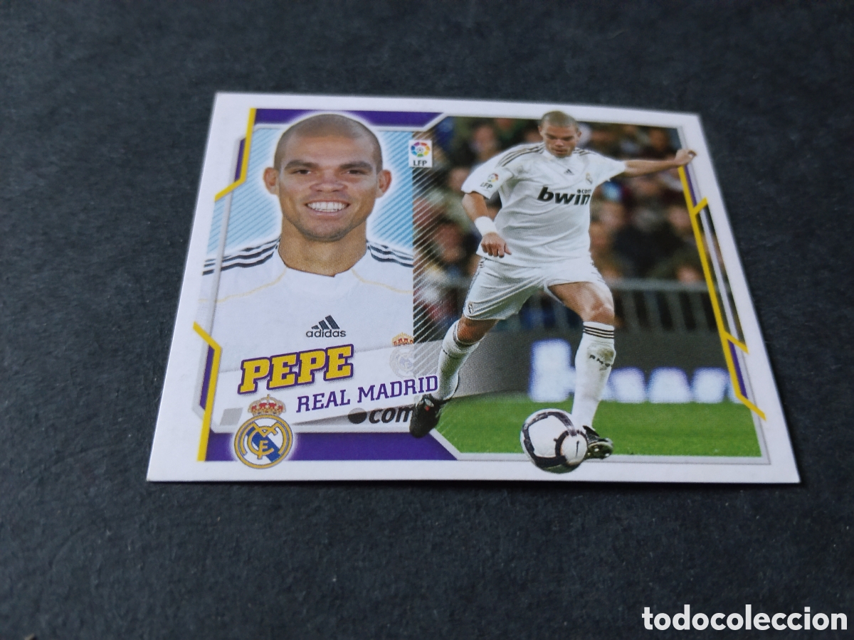 Cartes &agrave; collectionner de Football: Cromo futbol 2010-11 Pepe, Real Madrid