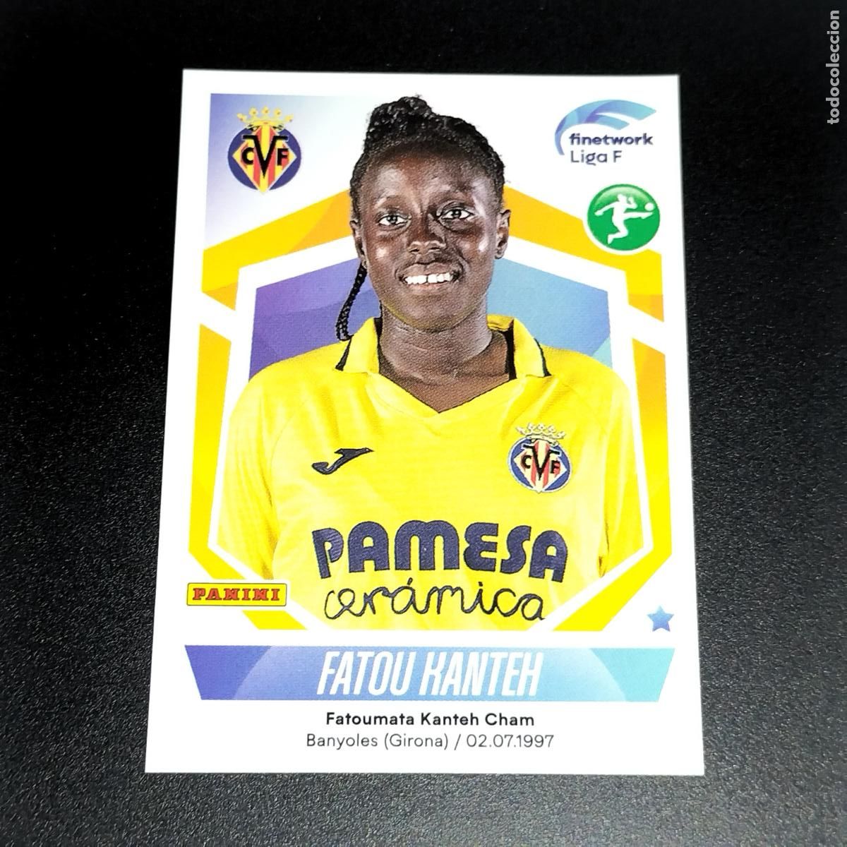 Football Stickers: N&ordm; 319 FATOU KANTEH VILLARREAL CROMOS FINETWORK LIGA F FEMENINA PANINI 2022 2023 22 23