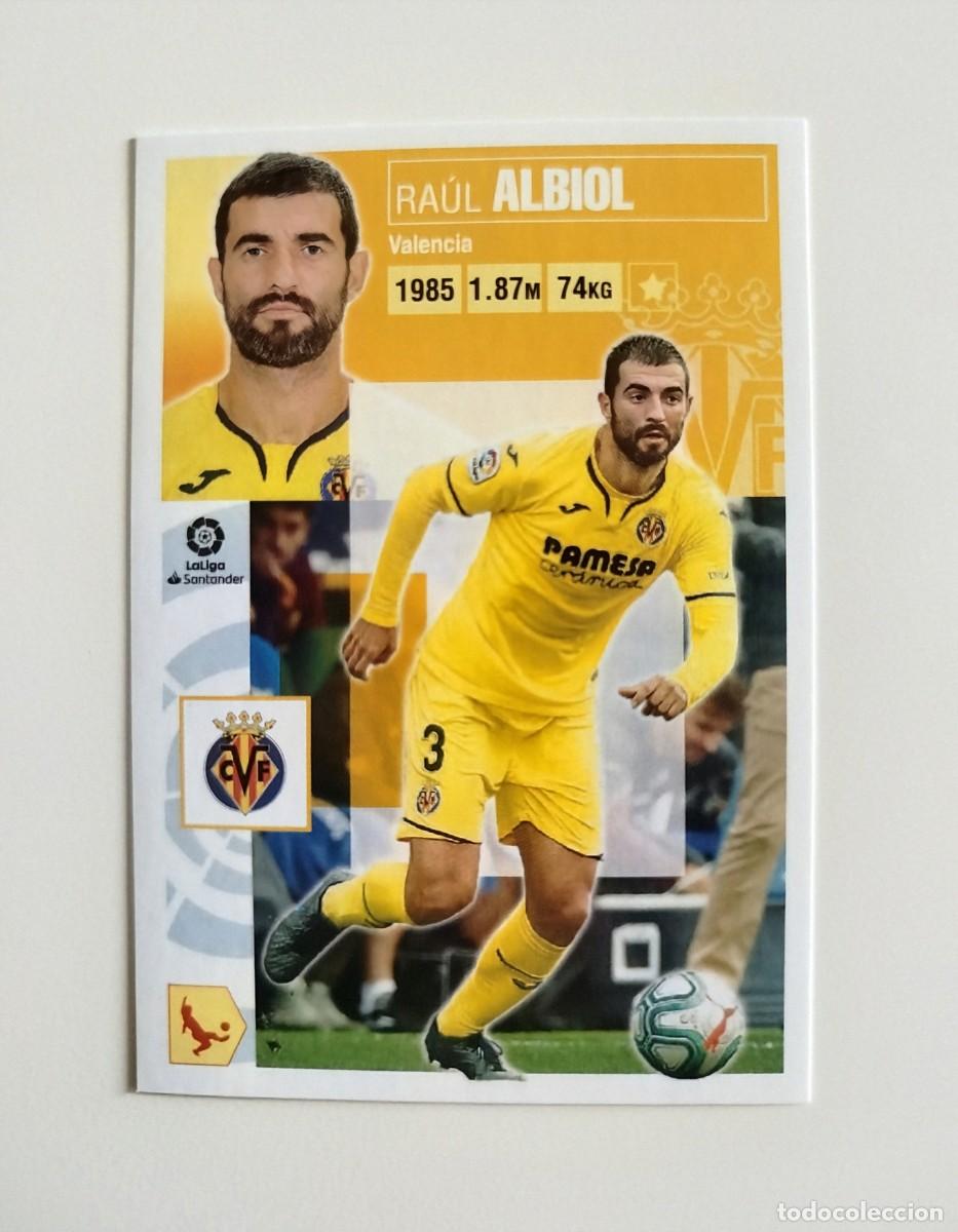 Cromos de f&uacute;tbol: Albiol 8 SIN PEGAR NUNCA PEGADO Villarreal CF Liga Ediciones Este 20 21 / 2020 2021