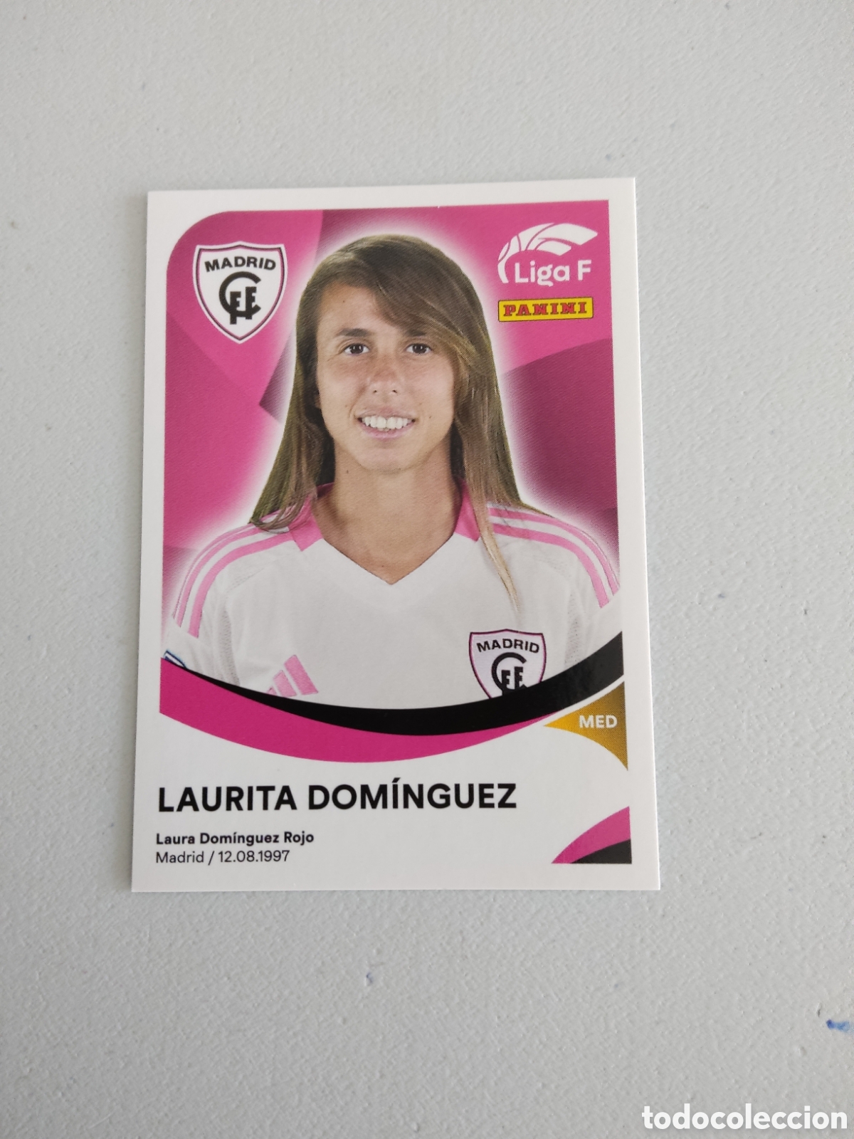 Cromos de f&uacute;tbol: 236 LAURITA DOMINGUEZ MADRID CFF LIGA F 2024 2025
