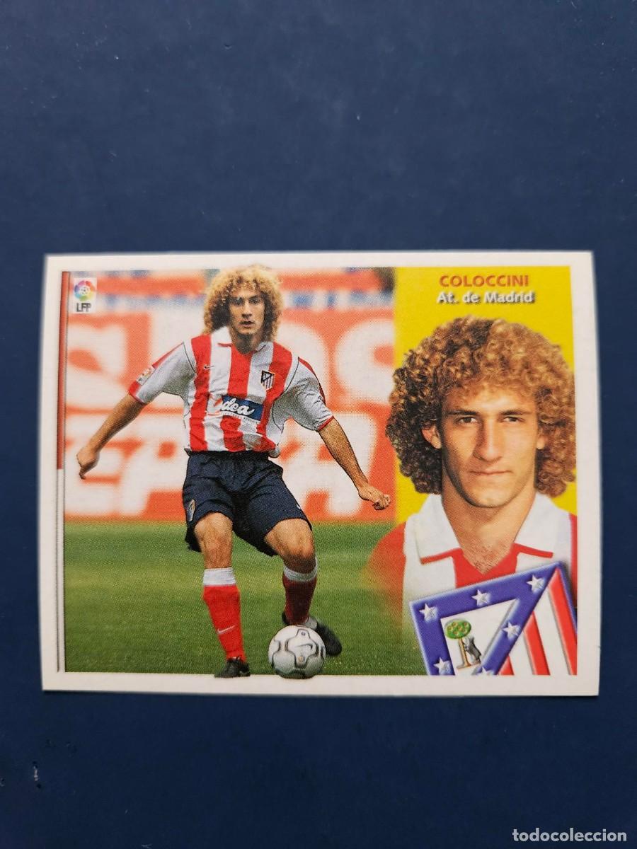 Cromos de f&uacute;tbol: COLOCCINI ATLETICO MADRID LIGA ESTE 02 03 2002 2003 SIN PEGAR NUNCA PEGADO