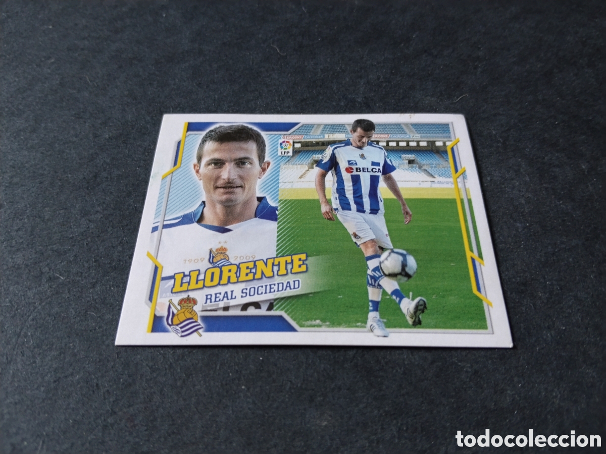 Cromos de f&uacute;tbol: Cromo futbol 2010-11 Llorente, Real Sociedad