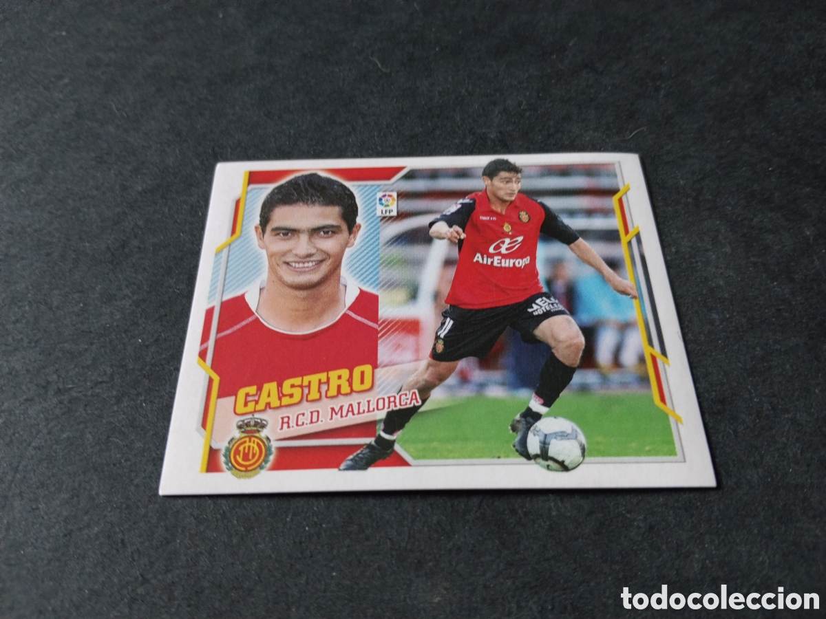 Cromos de f&uacute;tbol: Cromo futbol 2010-11 Castro, Mallorca