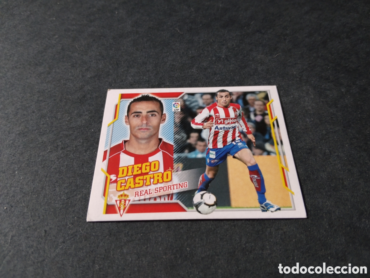 Cromos de f&uacute;tbol: Cromo futbol 2010-11 Diego Costa, Sporting de Gij&oacute;n
