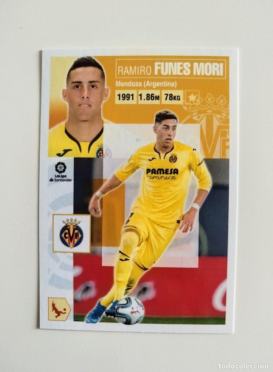 Cromos de f&uacute;tbol: Funes Mori 7A SIN PEGAR NUNCA PEGADO Villarreal CF Liga Ediciones Este 20 21 / 2020 2021