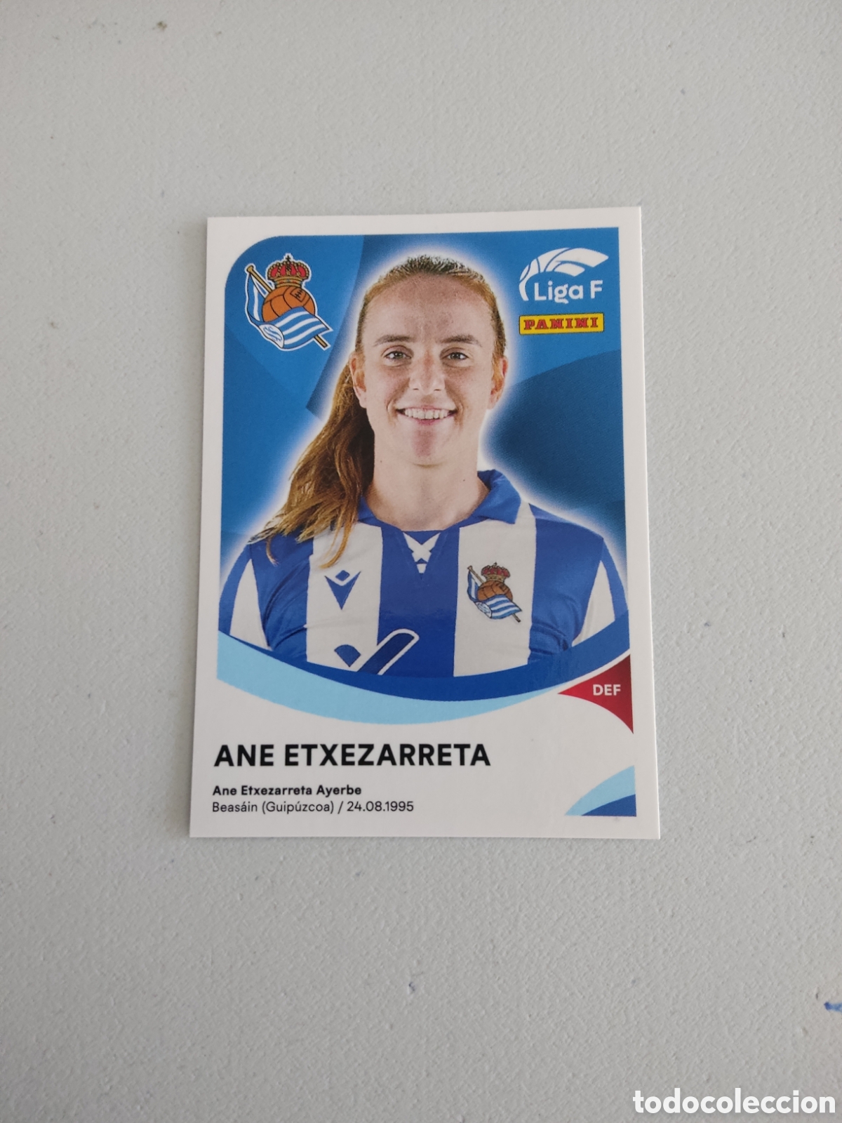 Cromos de f&uacute;tbol: 268 A ANE ETXEZARRETA REAL SOCIEDAD LIGA F 2024 2025