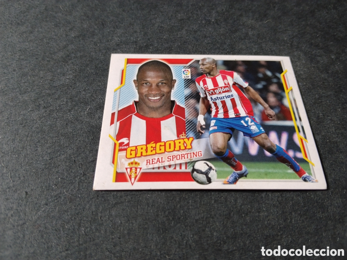 Cromos de f&uacute;tbol: Cromo futbol 2010-11 Gregory, Sporting de Gij&oacute;n
