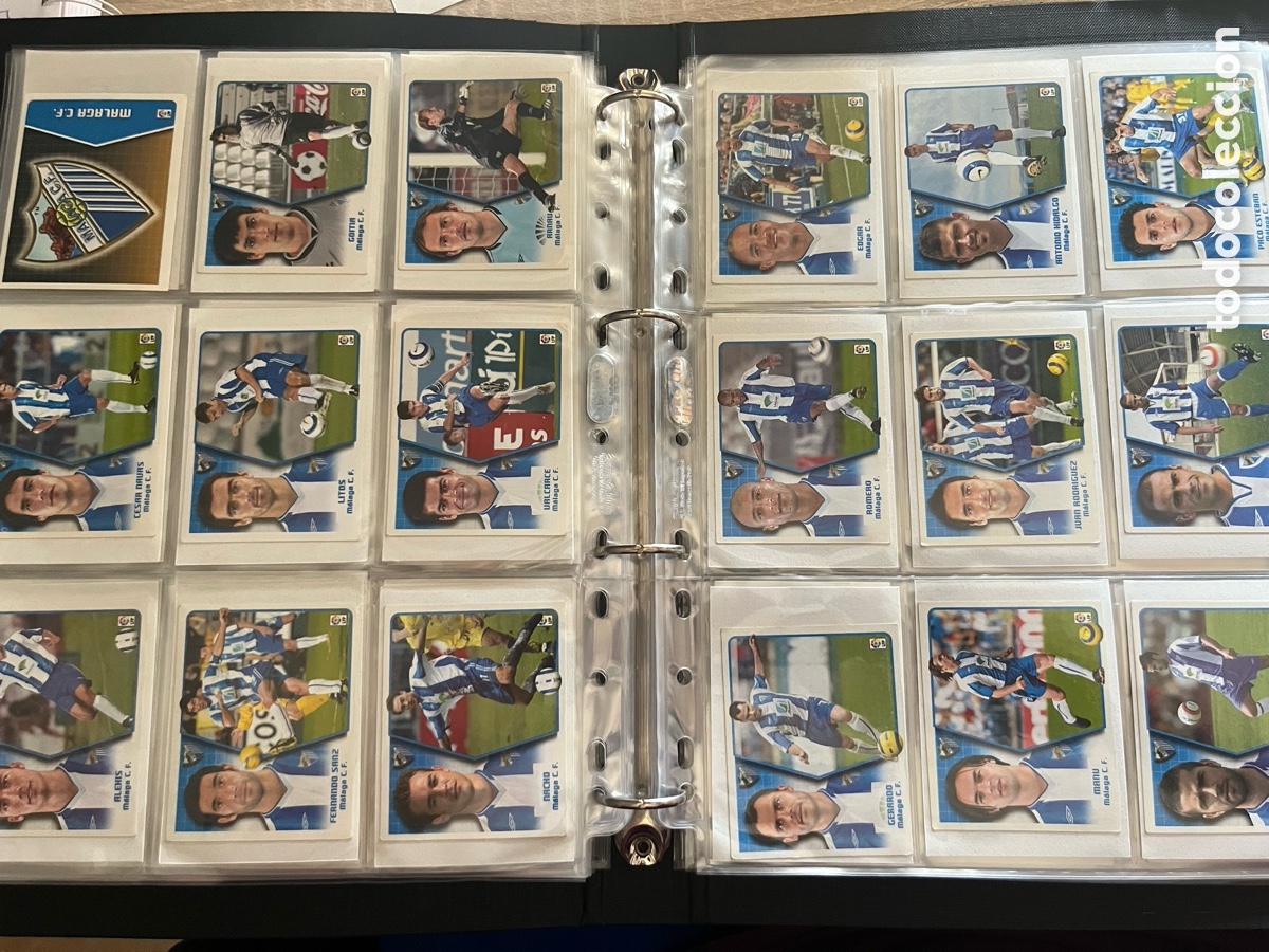 Cromos de f&uacute;tbol: M&Aacute;LAGA CF LOTE LIGA ESTE EDICIONES ESTE 2005 2006 05 06 EN PERFECTO ESTADO
