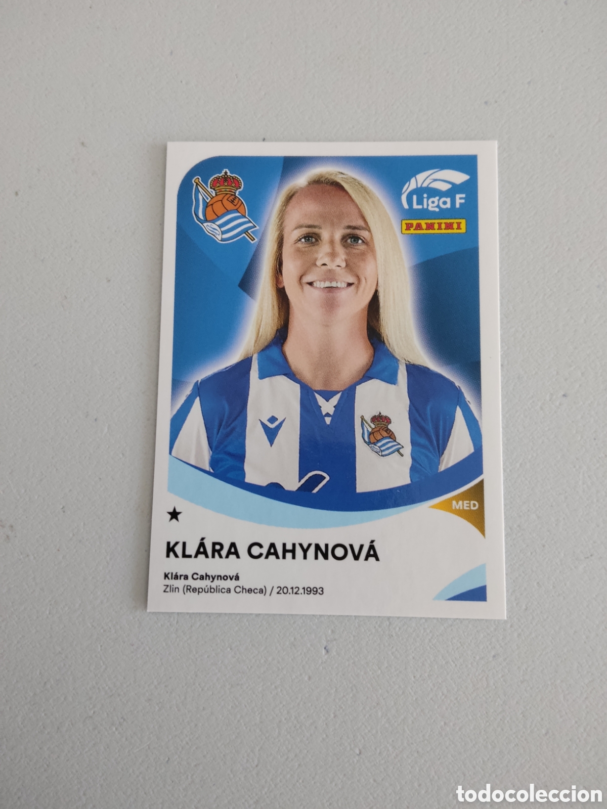 Cromos de f&uacute;tbol: 275 CLARA CAHYNOVA REAL SOCIEDAD LIGA F 2024 2025