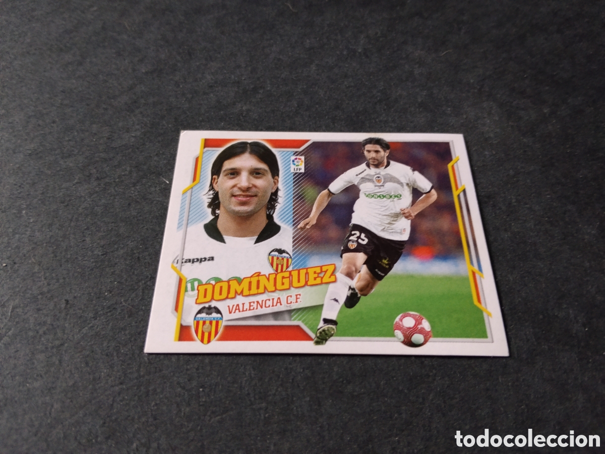 Cromos de f&uacute;tbol: Cromo futbol 2010-11 Dom&iacute;nguez, Valencia