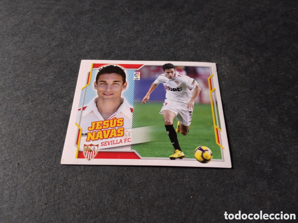 Cromos de f&uacute;tbol: Cromo futbol 2010-11 Jes&uacute;s Navas, Sevilla