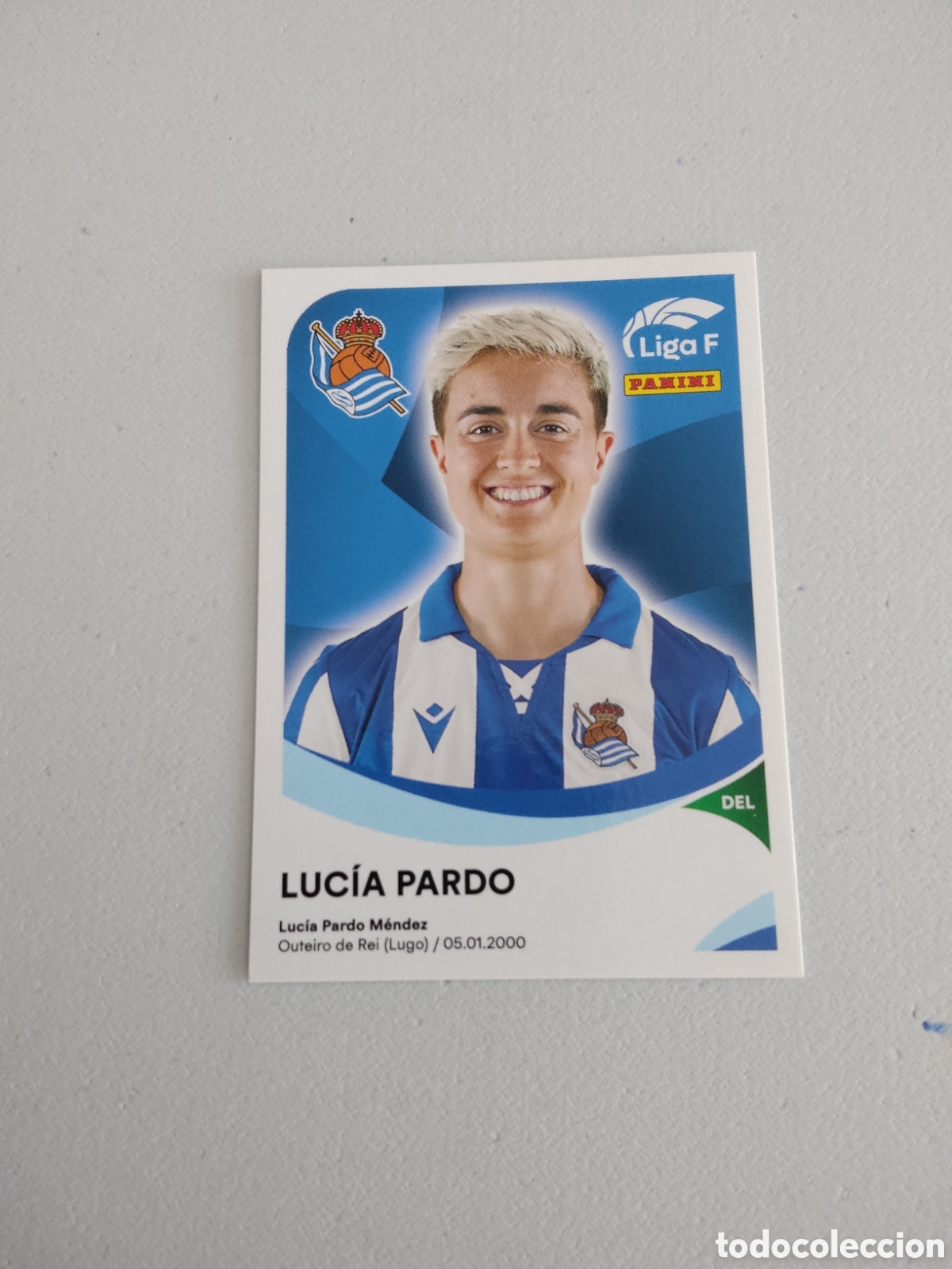 Cromos de f&uacute;tbol: 280 LUCIA PARDO REAL SOCIEDAD LIGA F 2024 2025