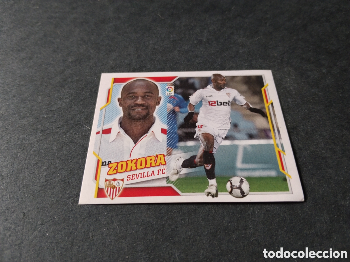 Cromos de f&uacute;tbol: Cromo futbol 2010-11 zokora, Sevilla