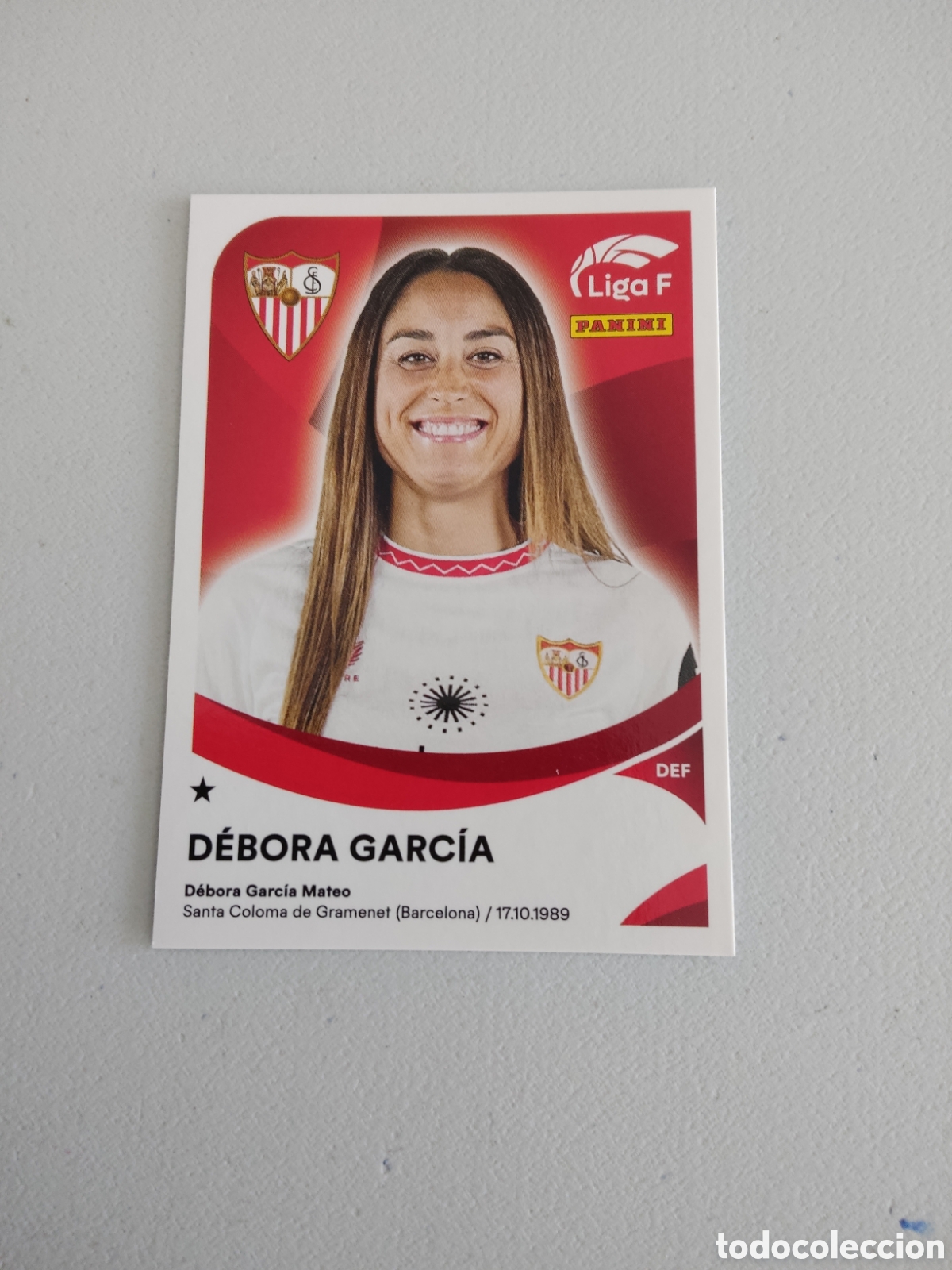 Cromos de f&uacute;tbol: 286 DEBORA GARCIA SEVILLA LIGA F 2024 2025