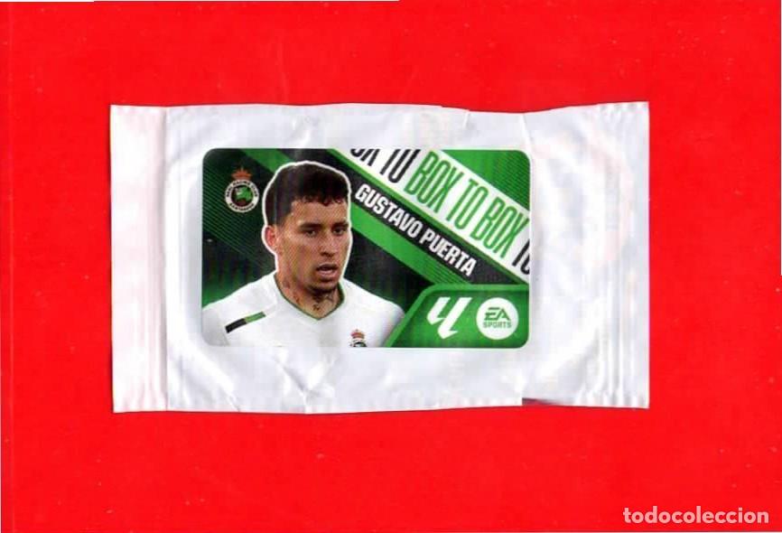 Cromos de f&uacute;tbol: Gustavo Puerta REAL RACING CLUB Box to Box - CROMO CHICLE LIGA ESTE 2026-2027 26 27