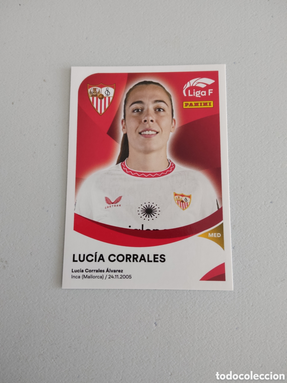 Cromos de f&uacute;tbol: 291 LUCIA CORRALES SEVILLA LIGA F 2024 2025
