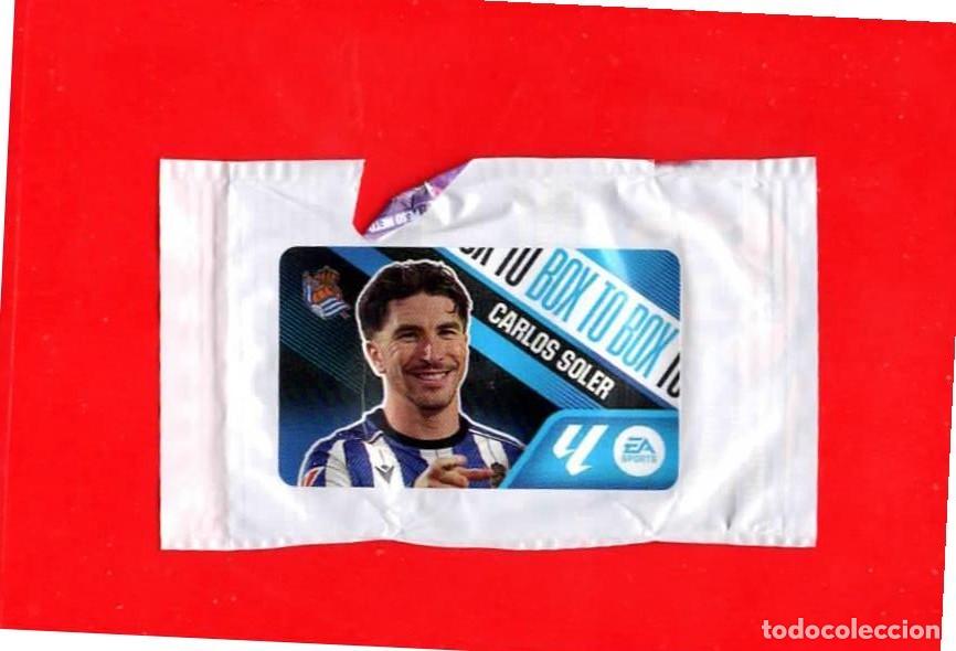 Cromos de f&uacute;tbol: Carlos Soler REAL SOCIEDAD Box to Box - CROMO CHICLE LIGA ESTE 2026-2027 26 27