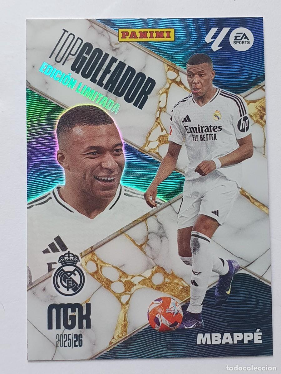 Cromos de f&uacute;tbol: TOP GOLEADOR Edici&oacute;n Limitada #MBAPP&Eacute; (Real Madrid) - Panini MGK La Liga 2025-26