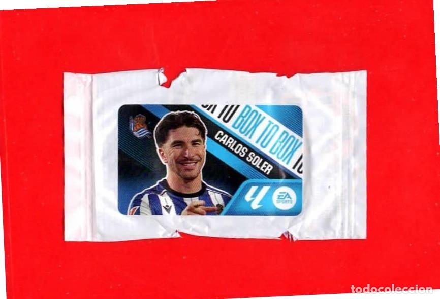 Cromos de f&uacute;tbol: Carlos Soler REAL SOCIEDAD Box to Box - CROMO CHICLE LIGA ESTE 2026-2027 26 27