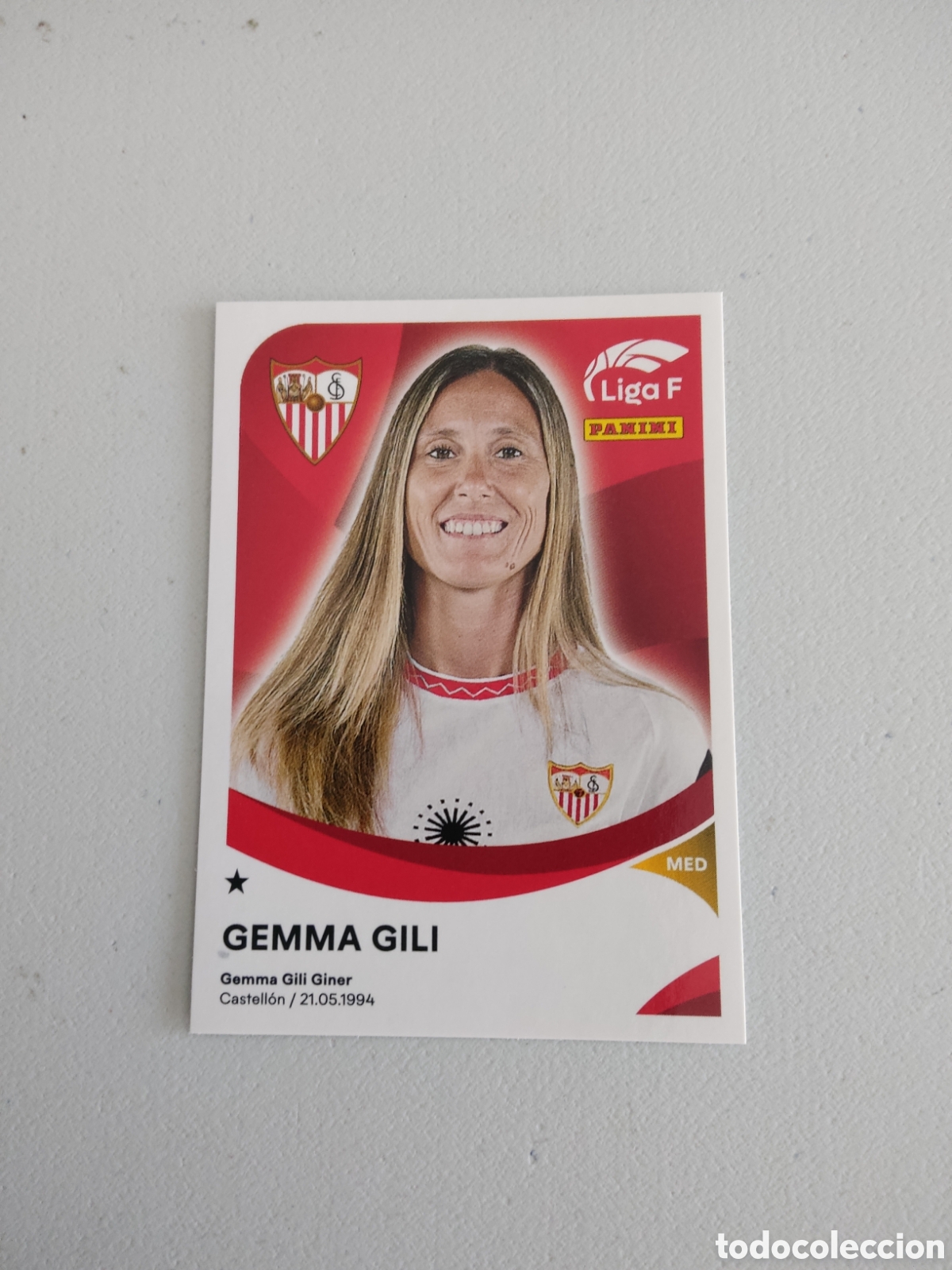 Cromos de f&uacute;tbol: 294 GEMMA GILI SEVILLA LIGA F 2024 2025