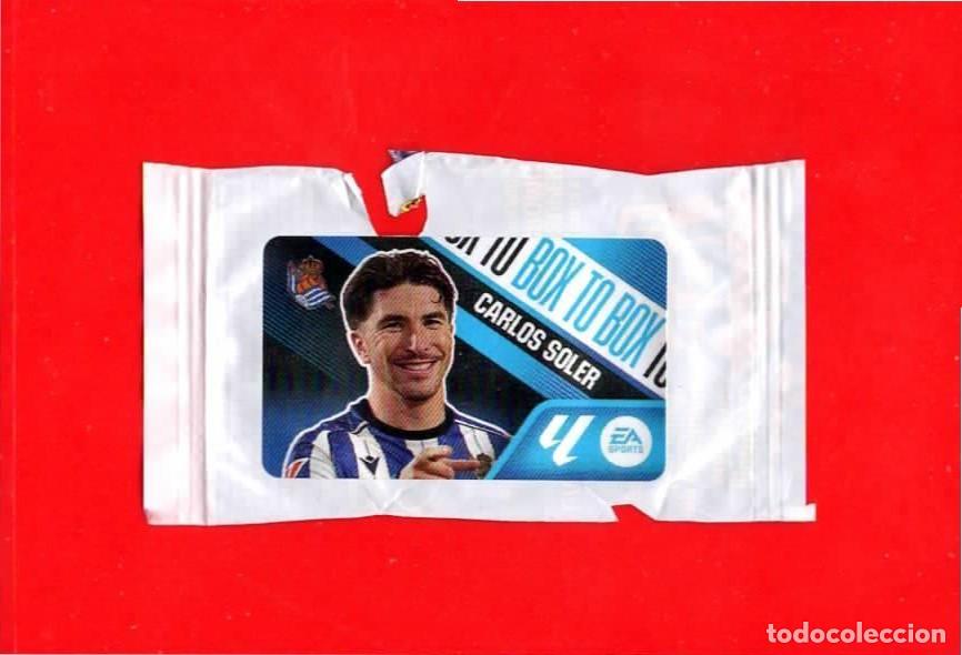 Cromos de f&uacute;tbol: Carlos Soler REAL SOCIEDAD Box to Box - CROMO CHICLE LIGA ESTE 2026-2027 26 27