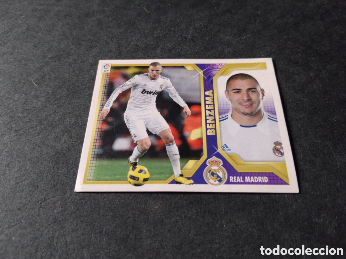 Cromos de f&uacute;tbol: Cromo futbol 2011-12 Benzema, Real Madrid