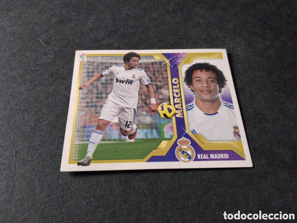 Cromos de f&uacute;tbol: Cromo futbol 2011-12 Marcelo, Real Madrid