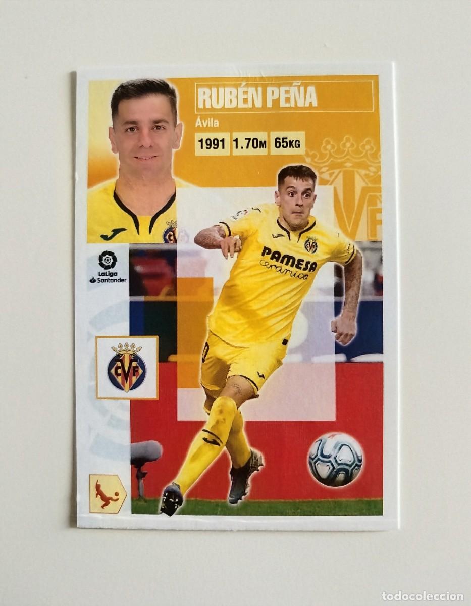Cromos de f&uacute;tbol: Rub&eacute;n Pe&ntilde;a 4 SIN PEGAR NUNCA PEGADO Villarreal CF Liga Ediciones Este 20 21 / 2020 2021